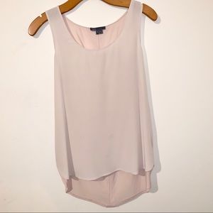 VINCE Sleeveless Pink Blouse
